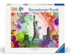 RAVENSBURGER CASSE-TÊTE 500 PIÈCES - CARTE POSTALE DE NEW YORK #12000368